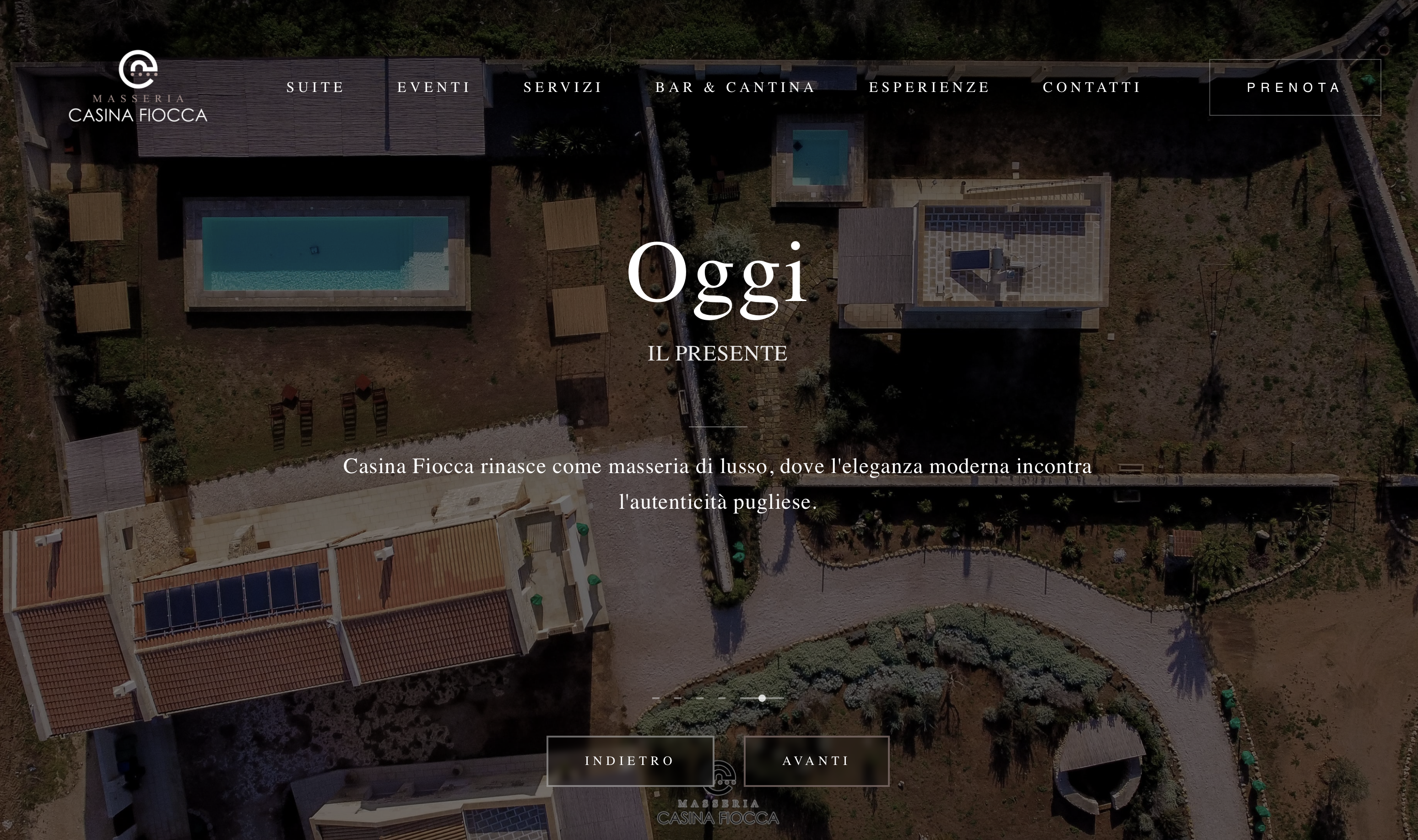 Casina Fiocca Website